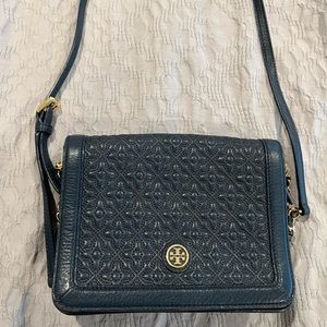 Gently used  blue Tory Burch bag